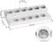 NEX™ 2-Tier White Wooden Essential Oils Display Holder, 2ct.